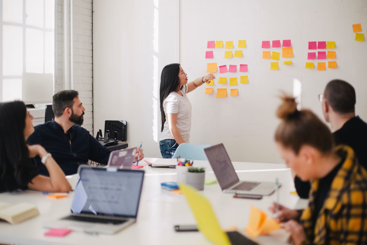 Digital marketing team planning a campaign